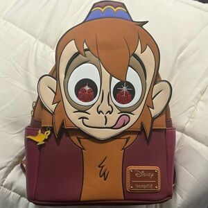 Loungefly Disney Aladdin Abu Monkey Cosplay Figural Mini Backpack
